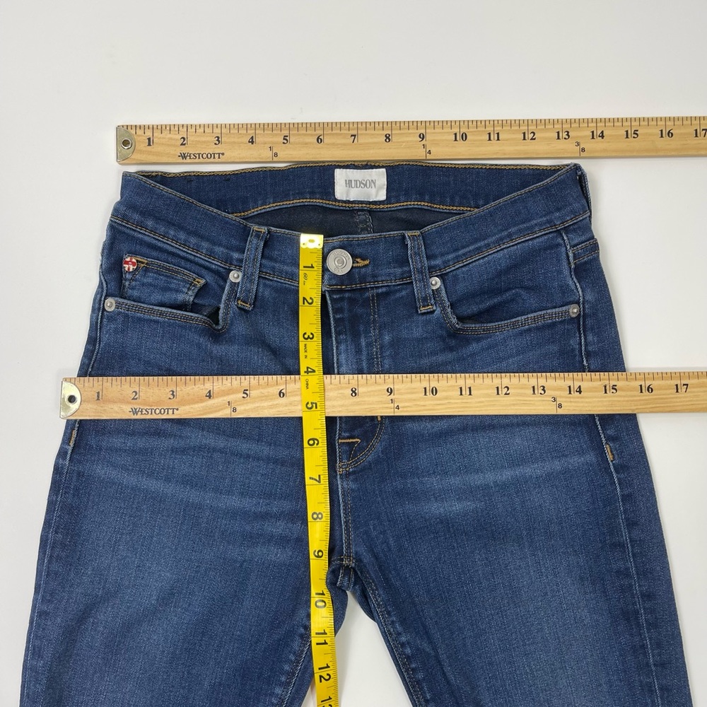Hudson Sz 26 Natalie Mid Rise Ankle Super Skinny Jeans - Picture 10 of 13